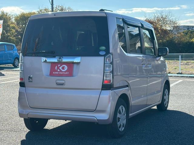 N-BOX G・Lパッケージ 修復歴なし 純正ナビ バックカメラ 両側スライド片側パワースライドドア スマートキー プッシュスタート アイドリングストップ オートエアコン ベンチシート 整備保証付(10枚目)