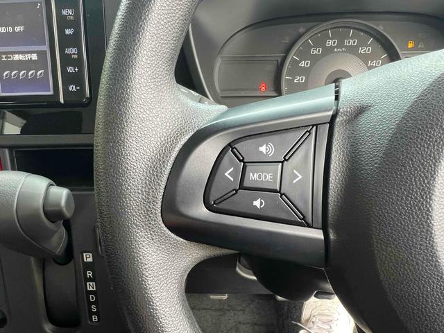 【ハンドルボタン】目線を大きくそらすことなくボタンの操作を行うことができるので、安全にも配慮できますね。