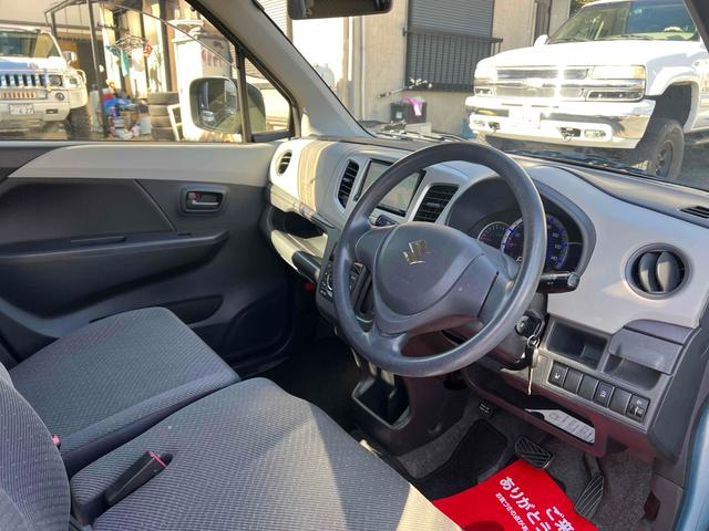 ワゴンR FX ナビ TV キーレスエントリー アイドリングストップ 電動格納ミラー シートヒーター ベンチシート CVT 盗難防止システム ABS Bluetooth 衝突安全ボディ エアコン パワーステアリング(9枚目)
