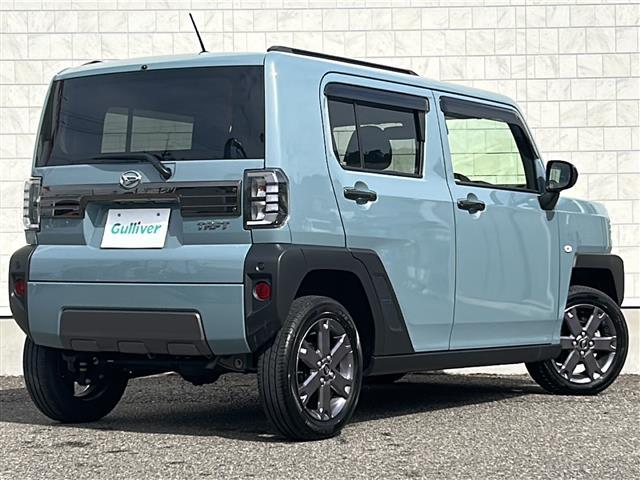 タフト Ｇ　ダーククロムベンチャー　４ＷＤ　スカイルーフ　９型ディスプレイオーディオ　フルセグＴＶ　Ｂｌｕｅｔｏｏｔｈ　バックカメラ　衝突軽減ブレーキ　シートヒーター　コーナーセンサー　ＬＥＤヘッドライト　オートライト　フォグランプ（40枚目）