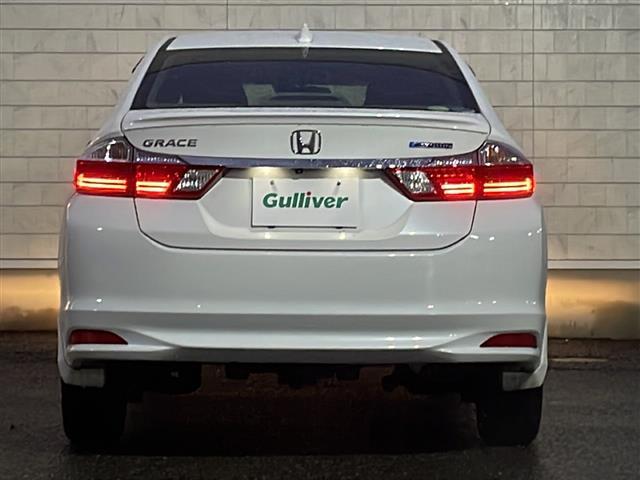 グレイス ハイブリッドEX 4WD 純正ナビ ワンセグTV Bluetooth バックカメラ オートクルーズ パドルシフト ETC ハーフレザーシート 前席シートヒーター 革巻きステアリング オートライト フォグランプ スマキー(38枚目)