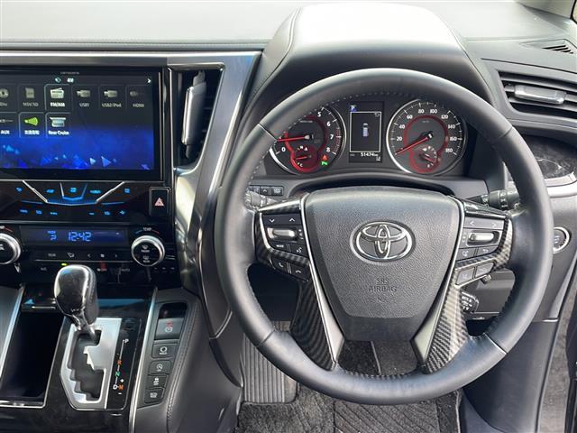 アルファード 2.5S Aパッケージ 4WD 寒冷地仕様 10型ナビ Bluetooth バックカメラ フリップダウンモニター 衝突軽減ブレーキ クルーズコントロール 両側パワースライドドア クリアランスソナー ETC LEDヘッドライト(18枚目)