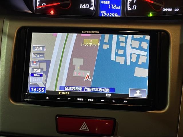 ステラ カスタムR メモリナビ TV ETC スペアキー 電格ミラー 純正フロアマット 純正ドアバイザー 社外14インチAWプッシュスタート スマートキー HIDヘッドライト フォグランプ 盗難防止システム AAC(12枚目)