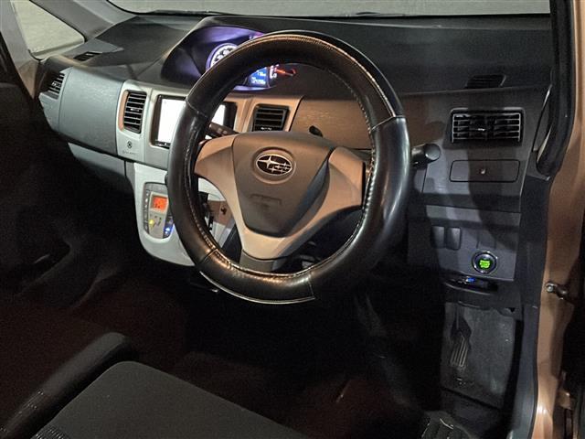 ステラ カスタムR メモリナビ TV ETC スペアキー 電格ミラー 純正フロアマット 純正ドアバイザー 社外14インチAWプッシュスタート スマートキー HIDヘッドライト フォグランプ 盗難防止システム AAC(18枚目)