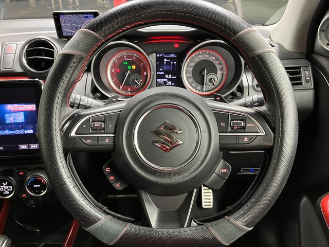 スイフトスポーツ ベースグレード　衝突軽減ブレーキ／パナソニックナビ・全方位カメラ・フルセグ／ＬＥＤヘッドランプ／インテリキー／レイズ１７インチＡＷ／ユピテル前後ドラレコ／シートヒーター／ＥＴＣ／１年保証付き（13枚目）