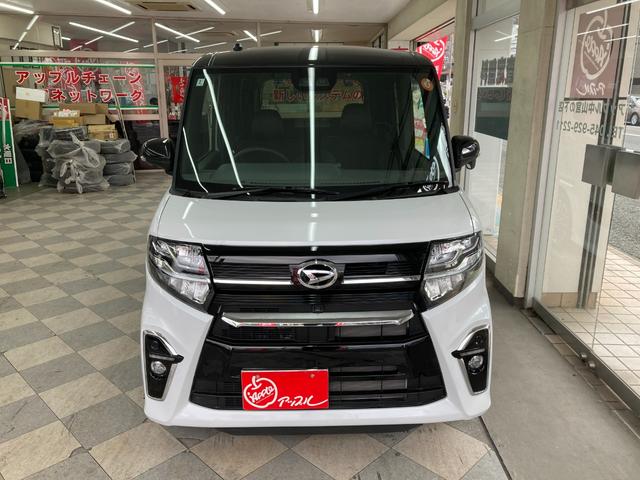 タント カスタムＲＳ　１オーナー　全周囲カメラ　衝突被害軽減システム　両側電動スライド　ナビ　ＴＶ　クリアランスソナー　オートクルーズコントロール　レーンアシスト　オートライト　ＬＥＤヘッドランプ　スマートキー　ＥＴＣ（4枚目）