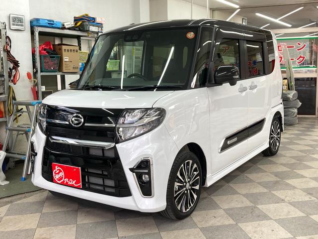 タント カスタムＲＳ　１オーナー　全周囲カメラ　衝突被害軽減システム　両側電動スライド　ナビ　ＴＶ　クリアランスソナー　オートクルーズコントロール　レーンアシスト　オートライト　ＬＥＤヘッドランプ　スマートキー　ＥＴＣ（5枚目）