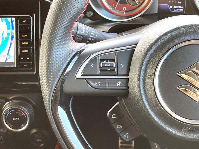 スイフトスポーツ ベースグレード　全周囲カメラ　ナビ　ＴＶ　クリアランスソナー　オートクルーズコントロール　レーンアシスト　衝突被害軽減システム　アルミホイール　オートライト　ＬＥＤヘッドランプ　スマートキー　電動格納ミラー（22枚目）