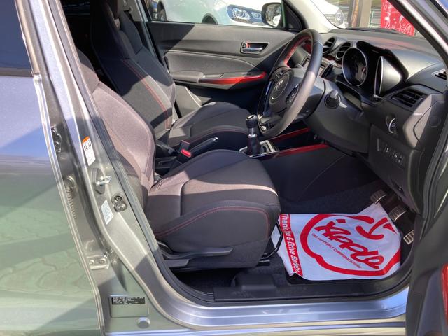 スイフトスポーツ ベースグレード 6速MT 純正8インチナビ フルセグTV 全方位モニター 前後ドライブレコーダー ETC デュアルセンサーブレーキサポート レーダークルーズコントロール 禁煙車 整備記録簿 1年保証(33枚目)