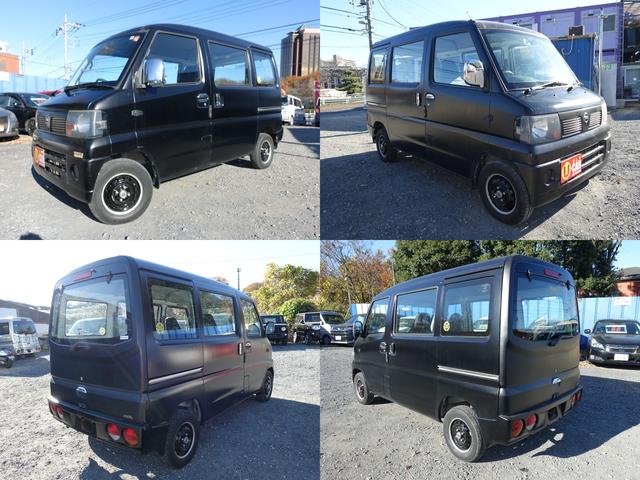 クリッパーバン ＤＸ　ブラック自家塗装オールペン車　社外ナビＴＶ　ＤＶＤ再生　オートマ　ハイルーフ　走行３３５００キロ　車両鑑定書付（8枚目）