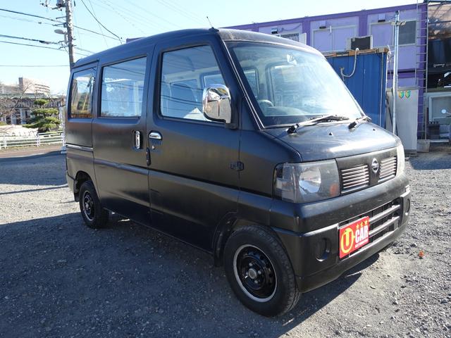 クリッパーバン ＤＸ　ブラック自家塗装オールペン車　社外ナビＴＶ　ＤＶＤ再生　オートマ　ハイルーフ　走行３３５００キロ　車両鑑定書付（10枚目）