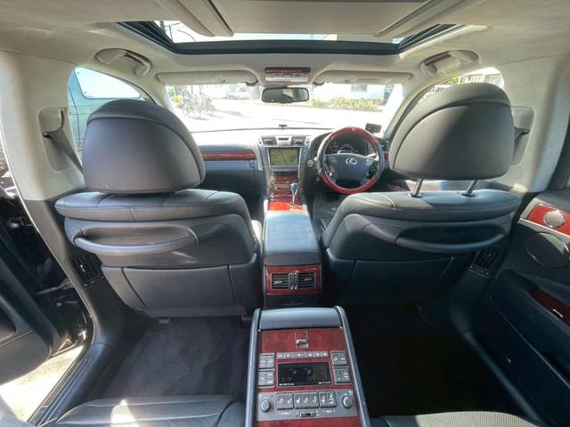 ＬＳ ＬＳ６００ｈＬ後席セパレートシートパッケージ　冷蔵庫・マッサージシート・マークレビンソン・サンルーフ（60枚目）