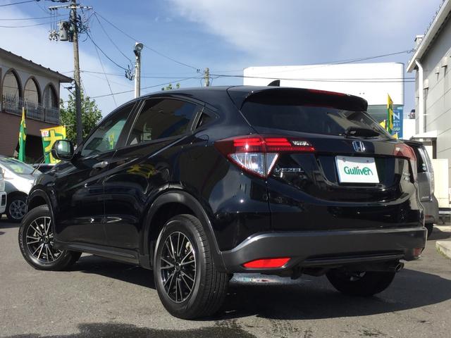 中古車 ホンダ ヴェゼル ハイブリッドx honda sensing 衝突軽減ブレーキ cmbs 歩行者事故低減ステアリング acc lkas 車線維持支援システム 路外逸脱抑制機能 誤発進抑制機能 先行車発進お知らせ機能 青森 ガリバー45号