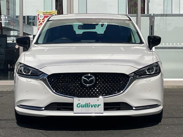 MAZDA6セダン XD ブラックトーンエディション ディーゼル車/4WD/MT車/純正ディスプレイオーディオ/BOSEサウンド/本革赤革シート/シートメモリ/パワーシート/360°ビューモニタ/シートヒータ/ステアリングヒータ/前後ドラレコ/冬タイヤ付(2枚目)