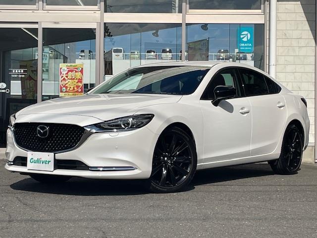 MAZDA6セダン XD ブラックトーンエディション ディーゼル車/4WD/MT車/純正ディスプレイオーディオ/BOSEサウンド/本革赤革シート/シートメモリ/パワーシート/360°ビューモニタ/シートヒータ/ステアリングヒータ/前後ドラレコ/冬タイヤ付(4枚目)