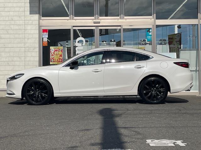 MAZDA6セダン XD ブラックトーンエディション ディーゼル車/4WD/MT車/純正ディスプレイオーディオ/BOSEサウンド/本革赤革シート/シートメモリ/パワーシート/360°ビューモニタ/シートヒータ/ステアリングヒータ/前後ドラレコ/冬タイヤ付(6枚目)