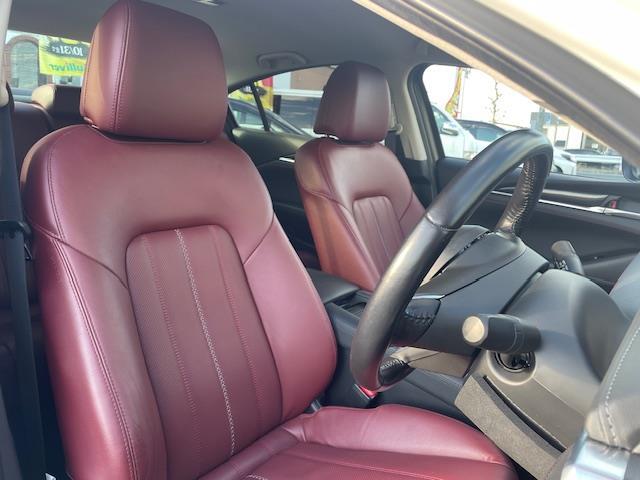 MAZDA6セダン XD ブラックトーンエディション ディーゼル車/4WD/MT車/純正ディスプレイオーディオ/BOSEサウンド/本革赤革シート/シートメモリ/パワーシート/360°ビューモニタ/シートヒータ/ステアリングヒータ/前後ドラレコ/冬タイヤ付(23枚目)