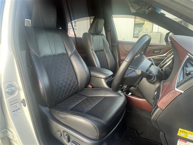 ハリアー エレガンス　寒冷地仕様／社外ナビ／ＢＴ／バックカメラ／ＥＴＣ／社外１７インチＡＷ付夏タイヤ４本車載／アイドリングストップ／オートハイビーム／クルコン／パワーシート／（3枚目）