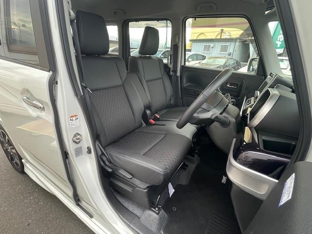 スペーシアカスタム ハイブリッドXS 4WD/HV/社外ナビ(フルセグ/AM/FM)/両側パワースライドドア/リアサーキュレーター/D/N席シートヒーター/パーキングセンサー/コーナーセンサー/衝突軽減システム/横滑り防止(3枚目)