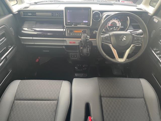 スペーシアカスタム ハイブリッドXS 4WD/HV/社外ナビ(フルセグ/AM/FM)/両側パワースライドドア/リアサーキュレーター/D/N席シートヒーター/パーキングセンサー/コーナーセンサー/衝突軽減システム/横滑り防止(5枚目)