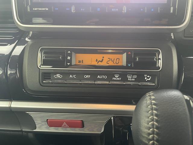 スペーシアカスタム ハイブリッドXS 4WD/HV/社外ナビ(フルセグ/AM/FM)/両側パワースライドドア/リアサーキュレーター/D/N席シートヒーター/パーキングセンサー/コーナーセンサー/衝突軽減システム/横滑り防止(10枚目)