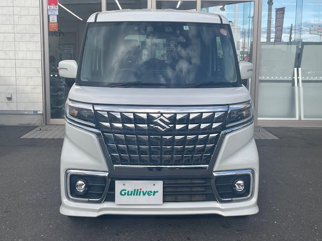 スペーシアカスタム ハイブリッドXS 4WD/HV/社外ナビ(フルセグ/AM/FM)/両側パワースライドドア/リアサーキュレーター/D/N席シートヒーター/パーキングセンサー/コーナーセンサー/衝突軽減システム/横滑り防止(28枚目)