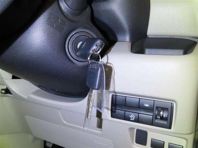 メカニカルキーでエンジン始動します。