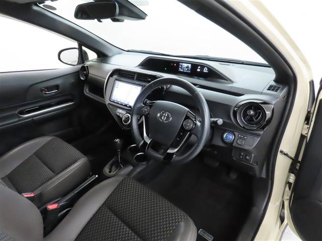 アクア クロスオーバー グラム 衝突回避軽減ブレーキ 踏み間違い制御装置 車線逸脱警報 オートハイビーム バックモニター ドライブレコーダー ETC LEDヘッドランプ シートヒーター メモリーナビ フルセグTV CDDVD再生(7枚目)