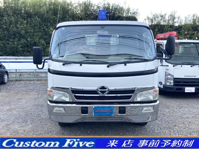 デュトロ 　重機運搬車　３段クレーン　積載３．５トン　吊荷重２．９３トン　ラジコン付　検８年１１月　４トン　中型（21枚目）