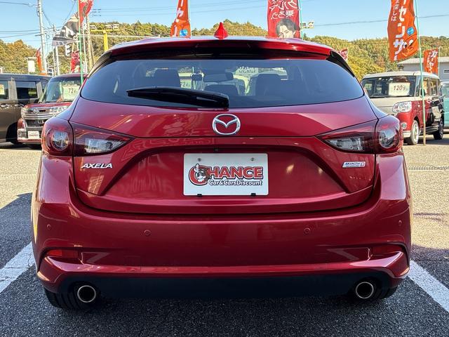 アクセラスポーツ 22XD Lパッケージ 純正SDナビラジオBTUSBCDDVDSDフルセグTVBカメラステヒーターFシートヒータWエアコンステリモクルーズコントロールオートライトアイドリングストップ衝突被害軽減サポートサンルーフ(9枚目)