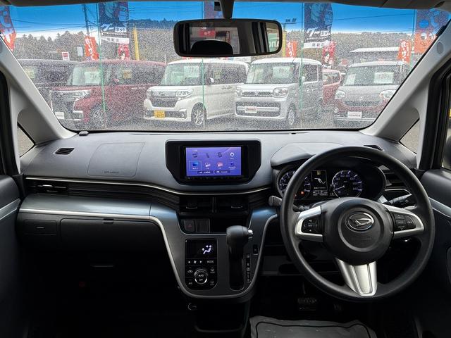 ムーヴ カスタム　Ｘ　ケンウッドＨＤＤナビＳＤＣＤＤＶＤフルセグテレビラジオＢｌｕｅｔｏｏｔｈバックカメラオートエアコンＥＴＣステアリングスイッチオートライトフォグランププッシュスタートアイドリングストップスマートキー（3枚目）