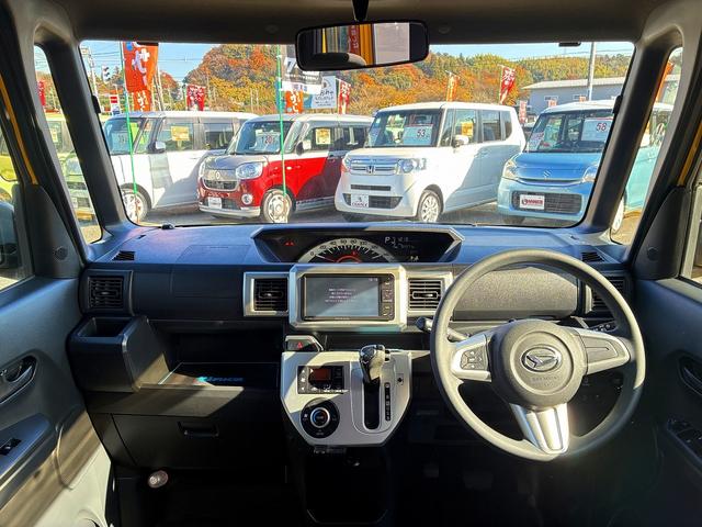 ウェイク L SA ダイアトーンSDナビフルセグテレビCDDVDSDバックカメラオートエアコンステアリングスイッチETC左パワースライドドアプッシュスタート衝突被害軽減サポートアイドリングストップスマートキー(3枚目)