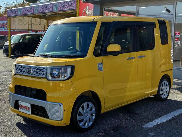 ウェイク L SA ダイアトーンSDナビフルセグテレビCDDVDSDバックカメラオートエアコンステアリングスイッチETC左パワースライドドアプッシュスタート衝突被害軽減サポートアイドリングストップスマートキー(4枚目)