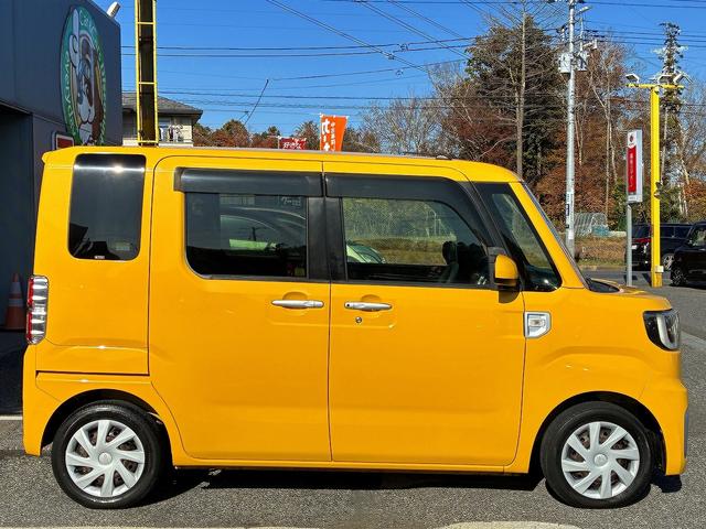 ウェイク L SA ダイアトーンSDナビフルセグテレビCDDVDSDバックカメラオートエアコンステアリングスイッチETC左パワースライドドアプッシュスタート衝突被害軽減サポートアイドリングストップスマートキー(7枚目)