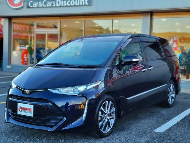 エスティマ アエラス プレミアム-G 純SDナビ・フルセグ・Bluetooth・CD・DVD・SD・バックカメラ・F席シートヒーター・両側電動スライド・オートライト・ドラレコ・クルコン・ステリモ・衝突軽減ブレーキ・スマートキー電動Rゲート(4枚目)