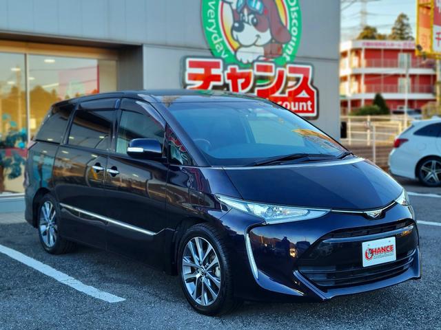 エスティマ アエラス プレミアム-G 純SDナビ・フルセグ・Bluetooth・CD・DVD・SD・バックカメラ・F席シートヒーター・両側電動スライド・オートライト・ドラレコ・クルコン・ステリモ・衝突軽減ブレーキ・スマートキー電動Rゲート(6枚目)