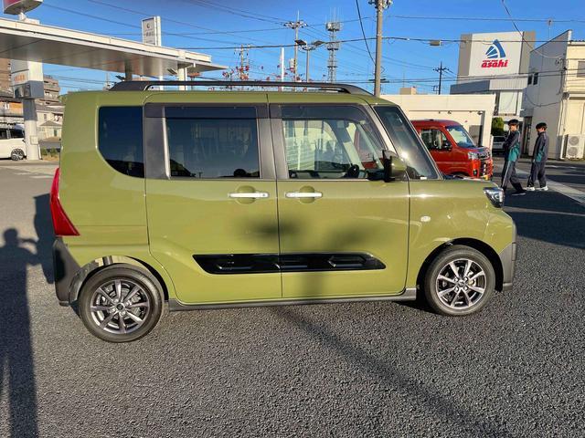 タント ファンクロス　ナビ　ＥＴＣ　ドラレコ　ＬＥＤ　両側パワスラ　当社社用車ＵＰ　１年保証走行距離無制限　新車保障継承　車検Ｒ９．６　純正フルセグナビ　ＤＶＤ　ＣＤ　ＢＴオーディオ　フルセグＴＶ　バックカメラ　禁煙車　スマアシ　前後コーナーセンサー（5枚目）