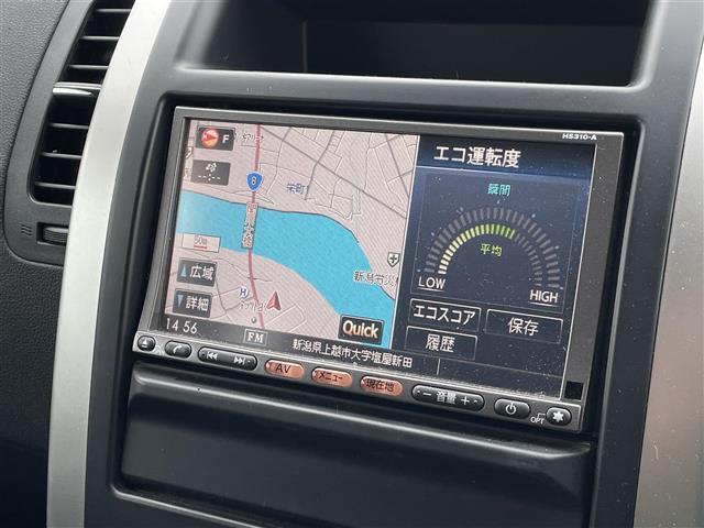 エクストレイル ２０ＧＴ　４ＷＤ　純正ＨＤＤナビ　ＨＳ３１０－Ａ　ＣＤ　ＤＶＤ　ＢＴ　ワンセグテレビ　ミュージックサーバー　バックカメラ　ＥＴＣ　クルーズコントロール　スマートキー　キセノンヘッドライト（4枚目）