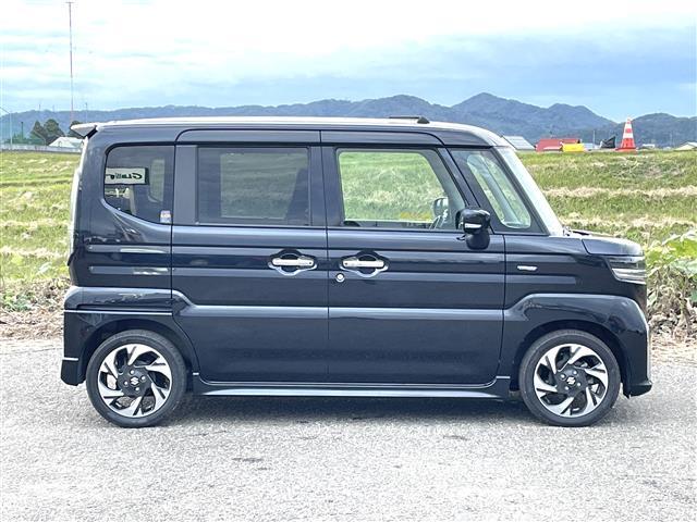 スペーシアカスタム ハイブリッドXS 4WD 純正メモリナビ BT フルセグテレビ 全方位カメラ 衝突被害軽減ブレーキ レーンキープアシスト レーダークルーズコントロール 両側パワースライドドア 半革シート(28枚目)