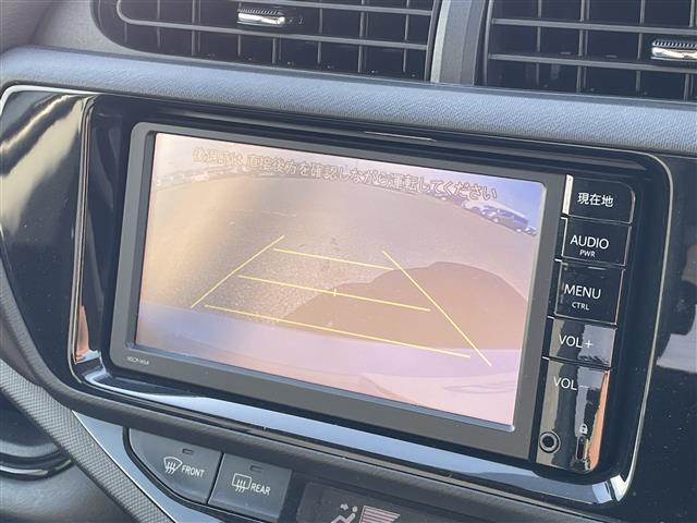 アクア G 純正SDナビ NSCP-W64 CD BT ワンセグテレビ バックカメラ ETC クルーズコントロール ステアリングスイッチ リモコンキー 純正15インチアルミホイール(6枚目)