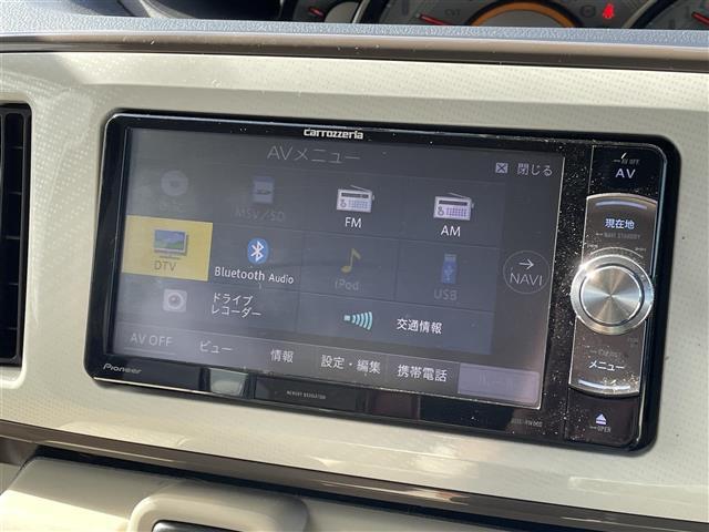 ムーヴキャンバス Gメイクアップ SAII 4WD 社外SDナビ AVIC-RW800 CD DVD BT フルセグテレビ バックカメラ ETC ドライブレコーダー 衝突被害軽減ブレーキ レーンキープアシスト(6枚目)