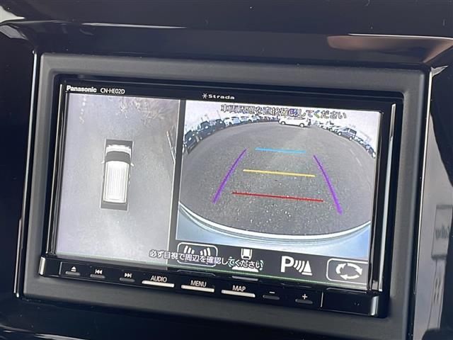 ワゴンRスマイル ハイブリッドS 4WD 社外SDナビ CN-HE02D CD DVD BT フルセグテレビ SDミュージックサーバー 全方位カメラ ドライブレコーダー 衝突被害軽減ブレーキ レーンキープアシスト(6枚目)