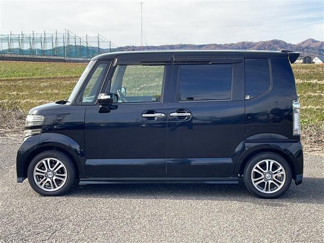 N-BOXカスタム G・ターボパッケージ 4WD 純正SDナビ VXM-122VF CD DVD BT フルセグテレビ バックカメラ ETC クルーズコントロール 両側パワースライドドア 革調シートカバー ベンチシート(28枚目)