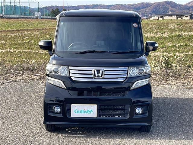 N-BOXカスタム G・ターボパッケージ 4WD 純正SDナビ VXM-122VF CD DVD BT フルセグテレビ バックカメラ ETC クルーズコントロール 両側パワースライドドア 革調シートカバー ベンチシート(30枚目)