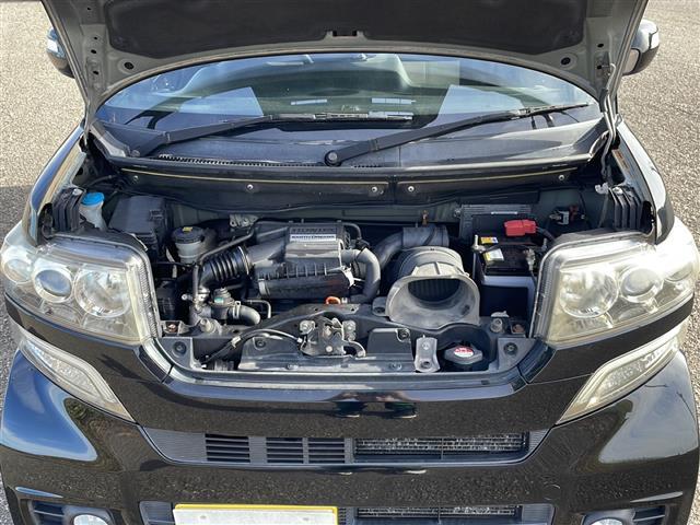 N-BOXカスタム G・ターボパッケージ 4WD 純正SDナビ VXM-122VF CD DVD BT フルセグテレビ バックカメラ ETC クルーズコントロール 両側パワースライドドア 革調シートカバー ベンチシート(32枚目)