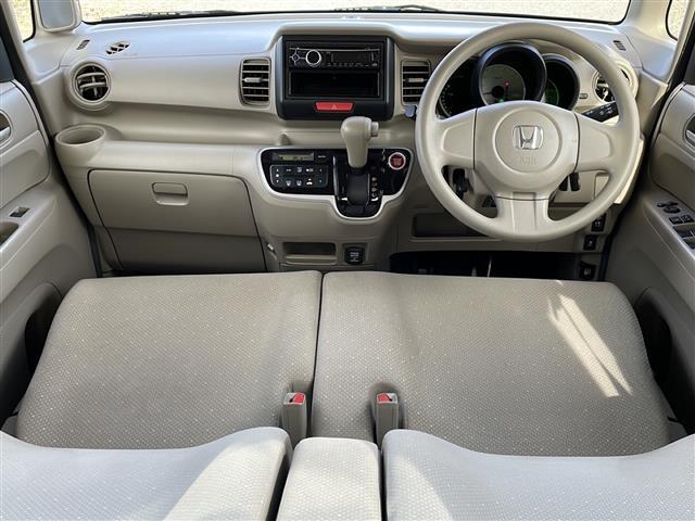 N-BOX G CD AUX USB ETC ベンチシート スマートキー プッシュスタート 社外14インチアルミホイール(28枚目)