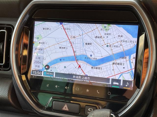 ハスラー Jスタイルターボ 4WD 純正9インチメモリナビ CD DVD BT フルセグテレビ 全方位カメラ ETC ドライブレコーダー 衝突被害軽減ブレーキ レーンキープアシスト(4枚目)