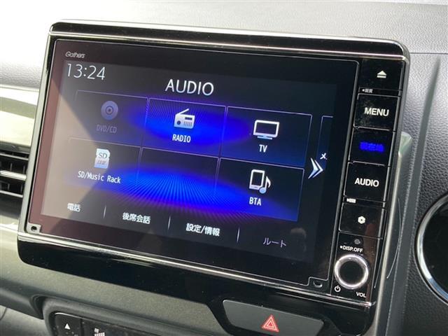 Ｌ・ターボホンダセンシング　ホンダセンシング　ギャザーズナビ　ＣＤ　ＤＶＤ　フルセグＴＶ　Ｂｌｕｅｔｏｏｔｈ　ＵＳＢ　ＭＳＶ　バックカメラ　前後ドライブレコーダー　ＥＴＣ　社外１５インチアルミ　ハーフレザーシート(9枚目)