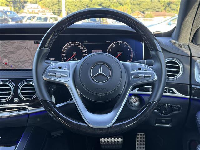 Ｓクラス Ｓ４５０エクスクルーシブ　ＡＭＧライン　ＡＭＧラインプラス　Ｂｕｒｍｅｓｔｅｒサウンド　サンルーフ　　禁煙車　黒革　シートヒーター　＆ベンチレーション＆リラクゼーション　全周囲カメラ　全車速追従クルーズコントロール　ヘッドアップディスプレイ（7枚目）