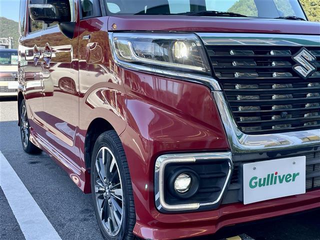 スペーシアカスタム ハイブリッドXS ワンオーナー 純正ナビ(CN-RZ743W)・Bluetooth・CD/DVD・USB入力端子 フルセグTV 全周囲カメラ(パノラマビューモニター) 両側パワースライドドア ハーフレザーシート(35枚目)